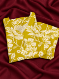 Floral Printed Cord Set -Size Large