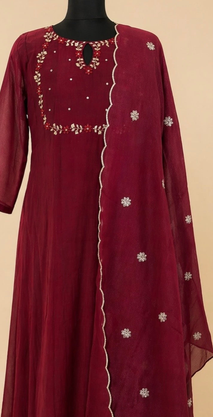 Anarkali 2-Piece Set-Size XL