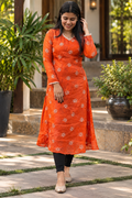 A-Line Soft Organza Kurti-Size XXL